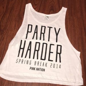 Pink Victoria’s Secret tank top